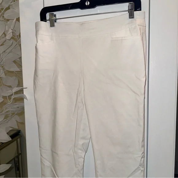 Chicos ladies white comfortable office dress casual pants - Picture 4 of 9